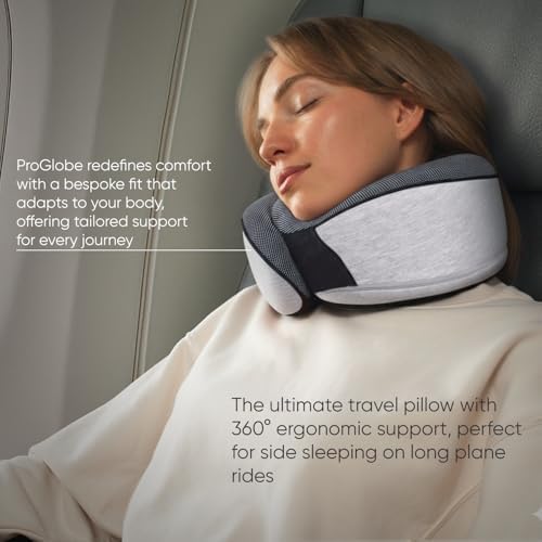 Proglobe Travel Neck Pillow for Airplanes, Long Haul Flight Kit - Image 6