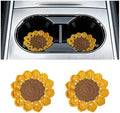 2PCS Handmade Crochet Car Cup Holder Coasters by TNAIYH