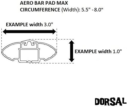 DORSAL Aero Roof Rack Pads for Wide and Aftermarket Crossbars - Image 5