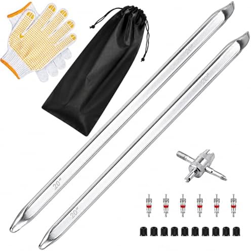 COZILO 20 Inch Tire Spoons, 2 Pack Heavy Duty Tire Irons by Cozilo