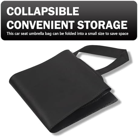 Car Umbrella Storage Bag, Waterproof Foldable Hanging Bag, Universal PU Leather - Image 5