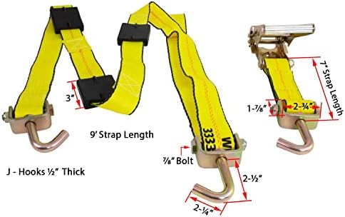 Mytee Products 16 Pack 2" x9' Over The Wheel Tire Straps - Image 6