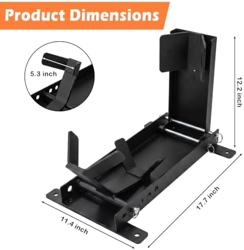 Motorcycle Wheel Chock, Adjustable Front Wheel Stand - Image 3