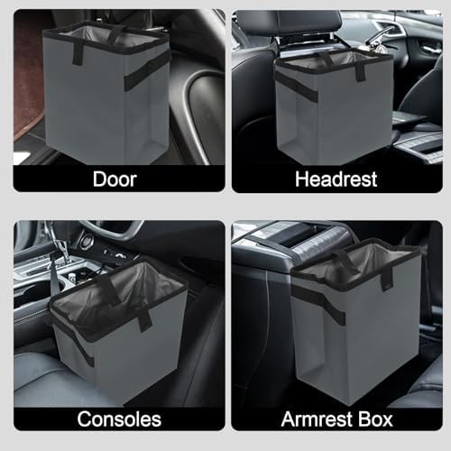 Homelove Car Trash Can, Leak-Proof Waterproof Trash Bin Collapsible Portable - Image 6