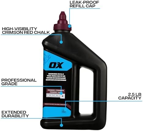 OX Chalk Line Powder Red 2.5 lbs - Image 2
