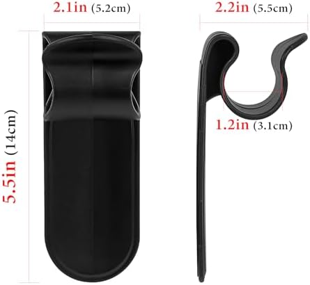 6 Pack Car Umbrella Holder Hooks, Self-Adhesive Organizer Clips - Image 2