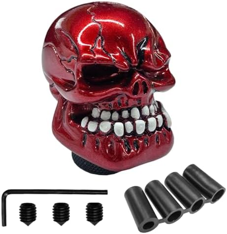 Skull Car Gear Shift Knob, Resin Shifter Lever Handle by Unknown