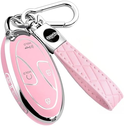 7 Buttons Compatible with Hyundai Key Fob Cover Accessories, Fits by Unknown