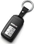 Compatible with Acura Key Fob Cover Key Chain TLX RLX NSX RDX MDX ILX PLX Black by ZSPDACC