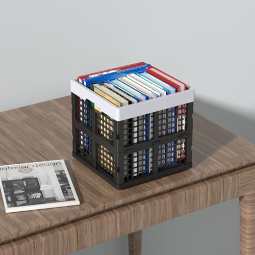 18 L Collapsible Milk Crates, Plastic Stackable Storage Crate - Image 6