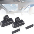 Rear Sun Shade Hook Clip with Cover Kit Black Compatible with Honda Pilot by Covnikyer