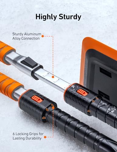 AstroAI 47.2 Inch 2-in-1 Snow Brush - Image 4