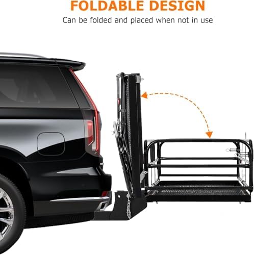GarveeTech Hitch-Mounted Cargo Basket, 750 Lbs Capacity Vehicle Cargo Carrier - Image 5