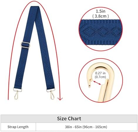 ZOOEASS Wide Shoulder Strap, Adjustable Replacement Belt Crossbody Canvas Bag - Image 3