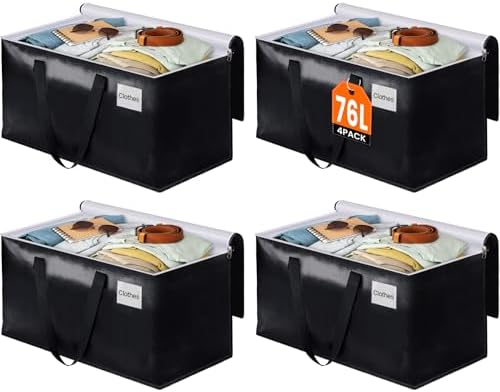Heavy Duty Moving Bags, Extra Large Storage Bags by BlissTotes