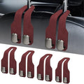 Car Purse Hook, Car Seat Headrest Hooks, Hot Pink Leather 4 Pack by RAOZBE