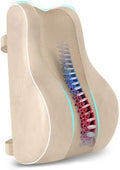 CloudBliss Lumbar Support Pillow, Memory Foam by CloudBliss