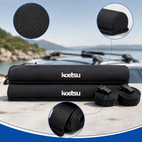 Car Soft Roof Rack Pads Set Universal - Image 3