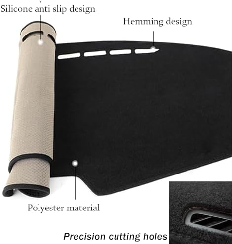 Dashboard Mat Cover for Honda Accord 1997-2002 Nonslip Center Console Sunshield - Image 5