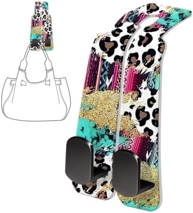 PU Leather Car Seat Hook, Storage Headrest Hanger, Cute Car Backseat Organizer - Image 6