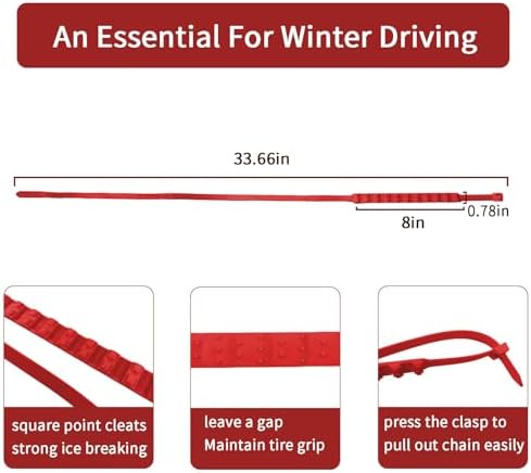 Universal Anti-Skid Snow Tire Chains - Image 4