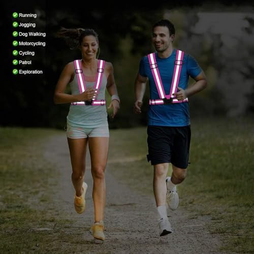 Reflective Vest Running Gear, 2-10Pack High Visible Safety VES - Image 5