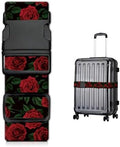 Luggage Straps for Suitcases, Heavy Duty Travel Belt by JYCardPKT