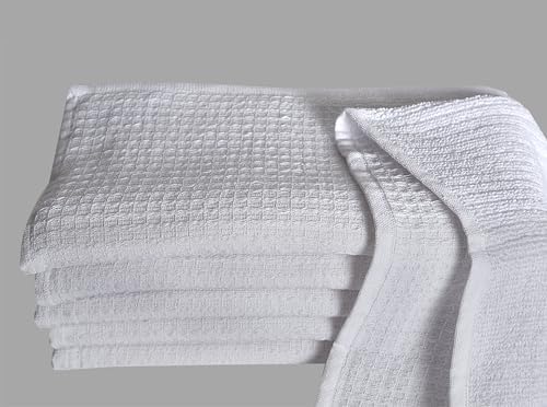 Dish Towels|Kitchen Dish Cloths Two-Sided Waffle Terry|13x28 Inches 100% Cotton - Image 3