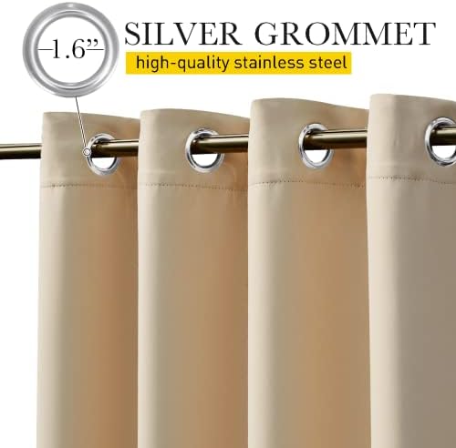NICETOWN 2 PCs Waterproof Outdoor Curtains - Image 2