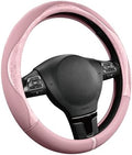 PIC AUTO Steering Wheel Cover, Universal Fit 14.5"–15.5", Soft PU Grain Leather by PICAUTO