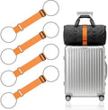 Mayski 4 Pack Adjustable Elastic Luggage Connector Straps by SLIMELEGANCEPERSONIFIED