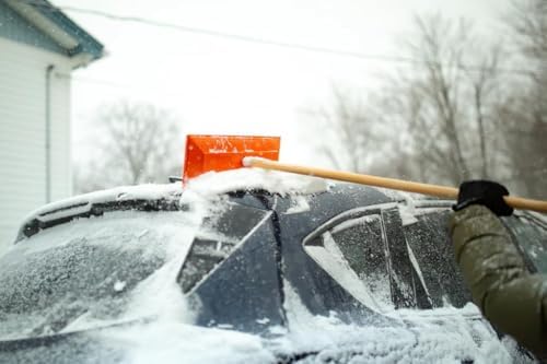 Snow Rake 18" Commercial Duty Snow Broom - Image 7