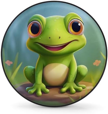 Frog Animal Cute Spare Tire Cover Dust-Proof Wheel Protector by Unknown