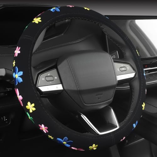 Embroidery Cute Steering Wheel Cover by SOBONITO