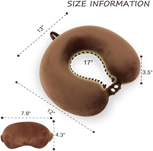 Sexysamba Pure Memory Foam Travel Pillow Set - Image 2