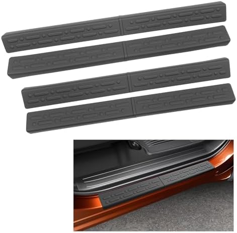 Door Sill Guards Kit Fit for 2014-2021 Toyota Tundra Accessories Entry Guard by Utiiy