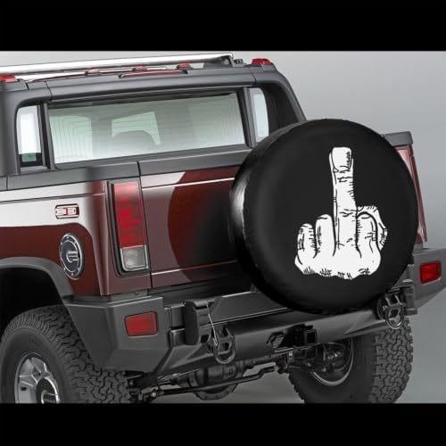 Middle Finger Spare Tire Cover Fit - Image 3