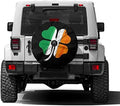 Irish Shamrock Spare Tire Cover by Foruidea