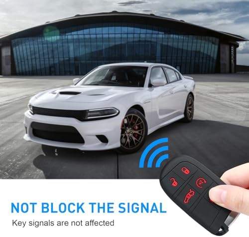 for Dodge Key Fob Cover with Keychain - Image 4