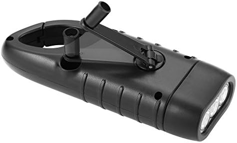 Simpeak 2-Pack Hand Crank Solar Powered LED Flashlight, Emergency Survival - Image 5