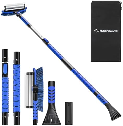 Nuovoware 60" Ice Scraper and Extendable Snow Brush by NUOVOWARE