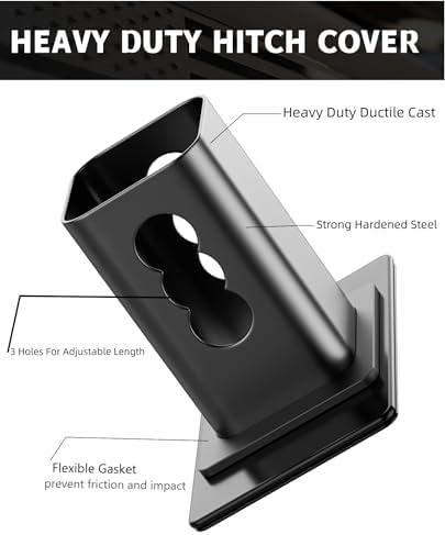 Heavy American Flag Metal Trailer Hitch Cover - Image 3