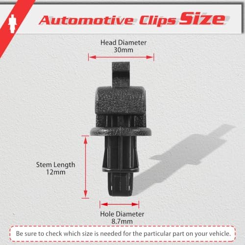 OTUAYAUTO Premium 4pcs Sun Shade Hook Sliding Door Clip Kit - Image 2