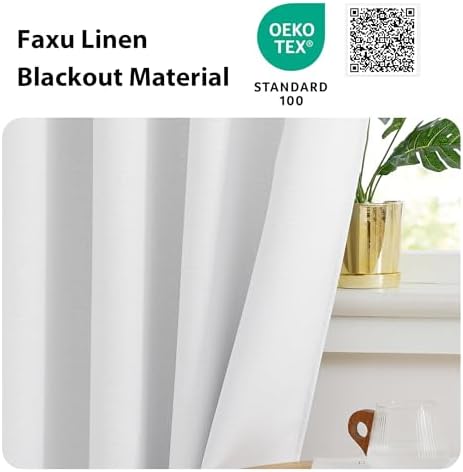 NICETOWN Faux Linen Curtain Valances - Image 5