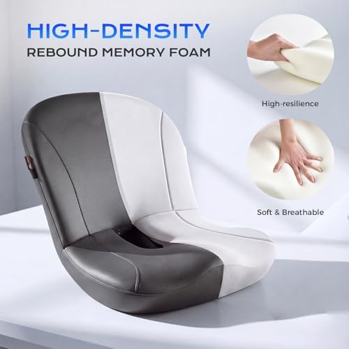 Coverado Car Seat Cushion and Lumbar Support Pillow One Piece, Napa Leather - Image 5
