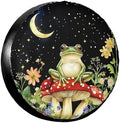 Mushrooms Hippie Frog Spare Tire Cover by TZBVTAU