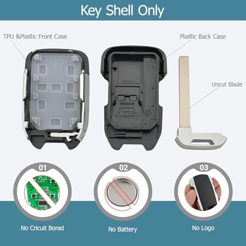 Horande Replacement Key Fob Cover Shell fit - Image 5
