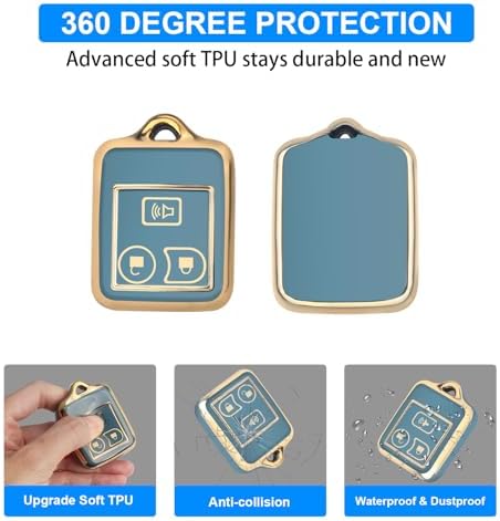 QBUC for Ford 3 Buttons Key Fob Cover - Image 5