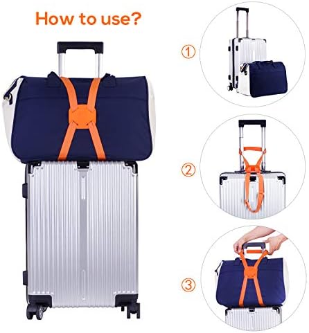 GUANJUNX Luggage Straps for suitcases, Bag Bungees Travel Accessories Belt - Image 6