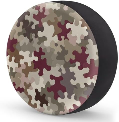 Camouflage Art Spare Tire Cover Dust-Proof Wheel Protector - Image 2